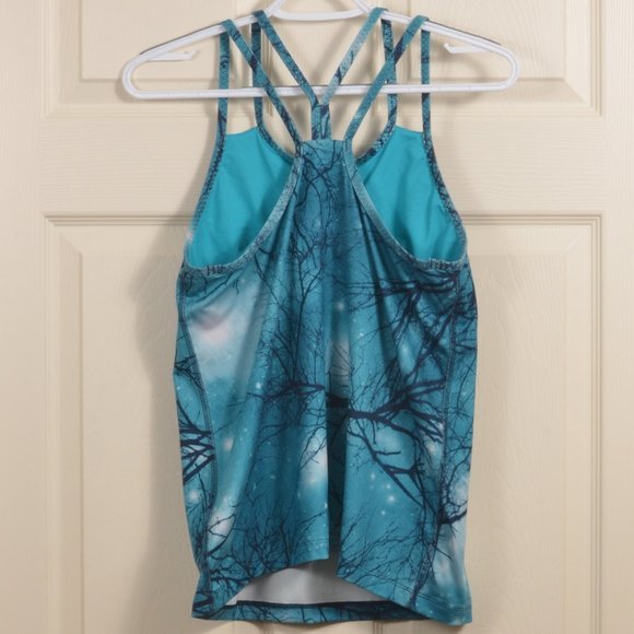 15-6 Women's Patagonia S Latticeback tank top stars branches - Picture 4 of 9